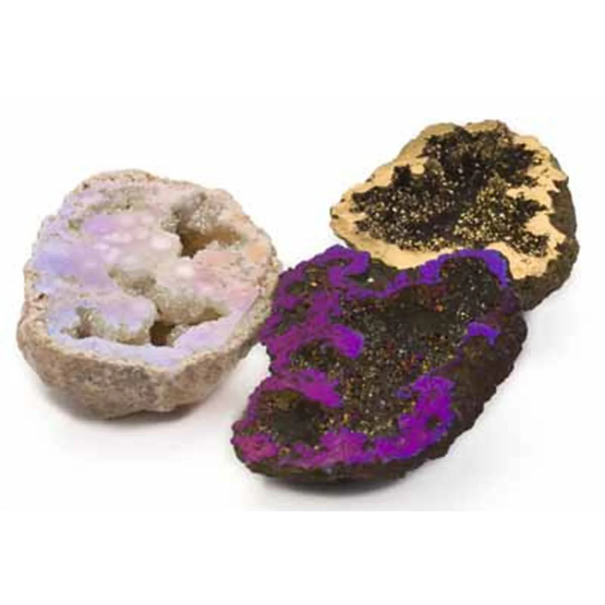 Rainbow Aurora Geodes - Science and Nature