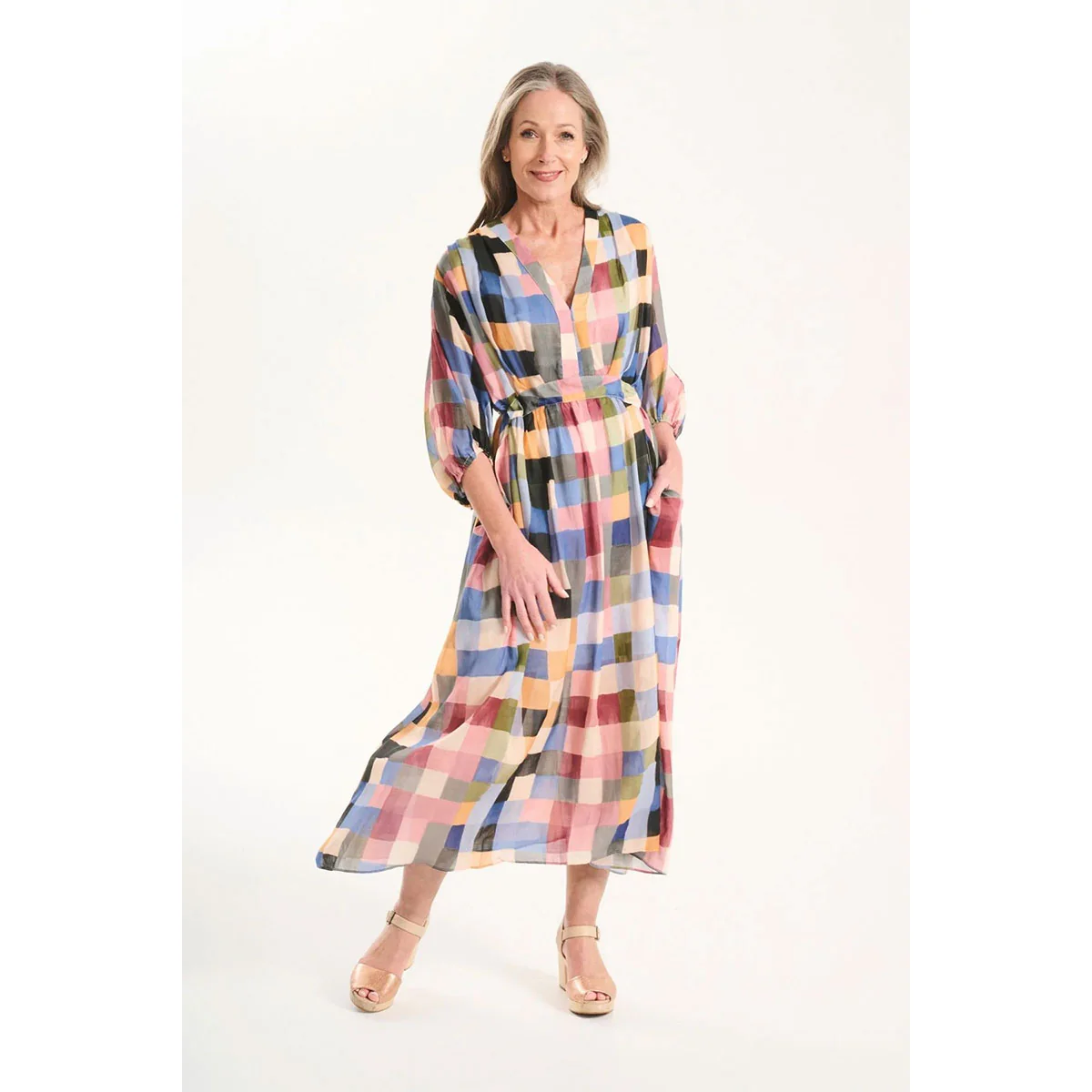 Robe Tessera Blush Tencel Voile - Olga de Polga - Image 2