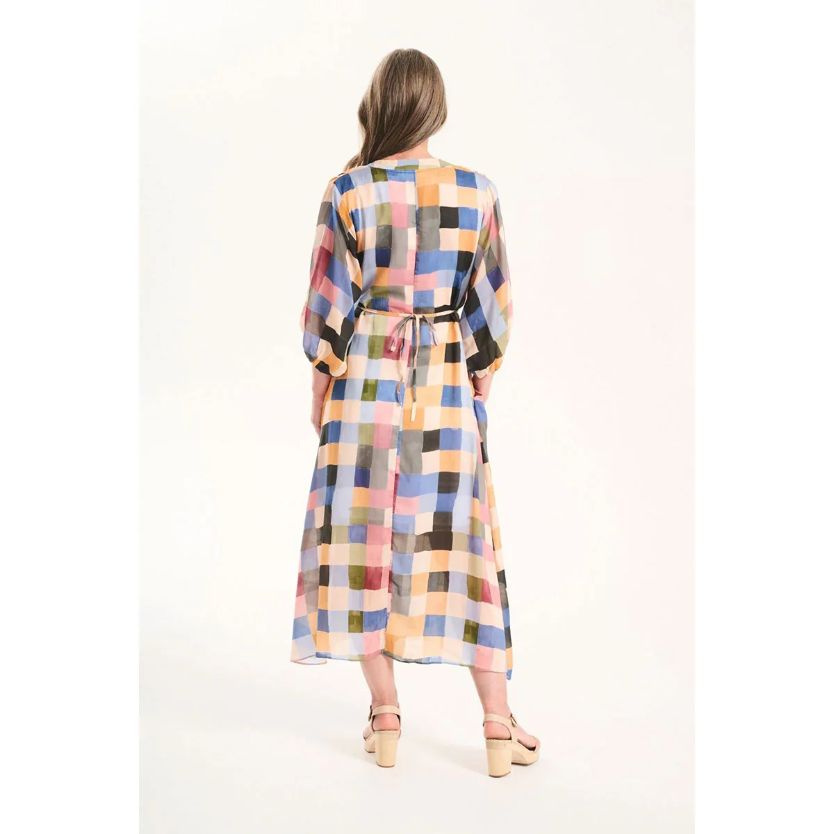 Robe Tessera Blush Tencel Voile - Olga de Polga - Image 3