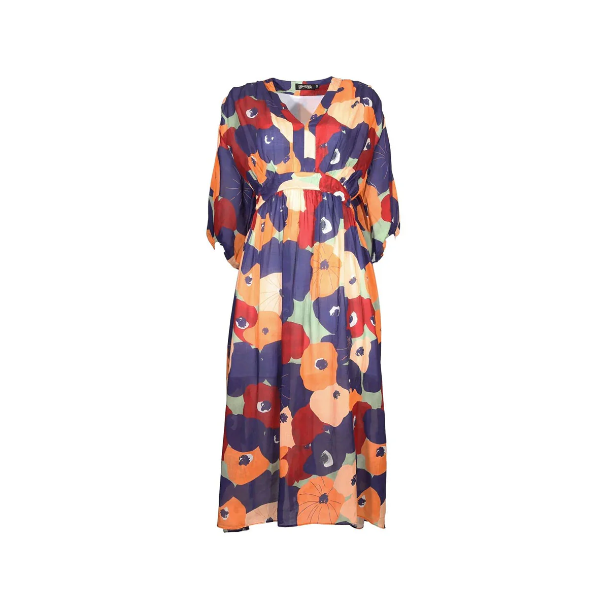 Robe Zahara Peach Tencel Voile - Olga de Polga