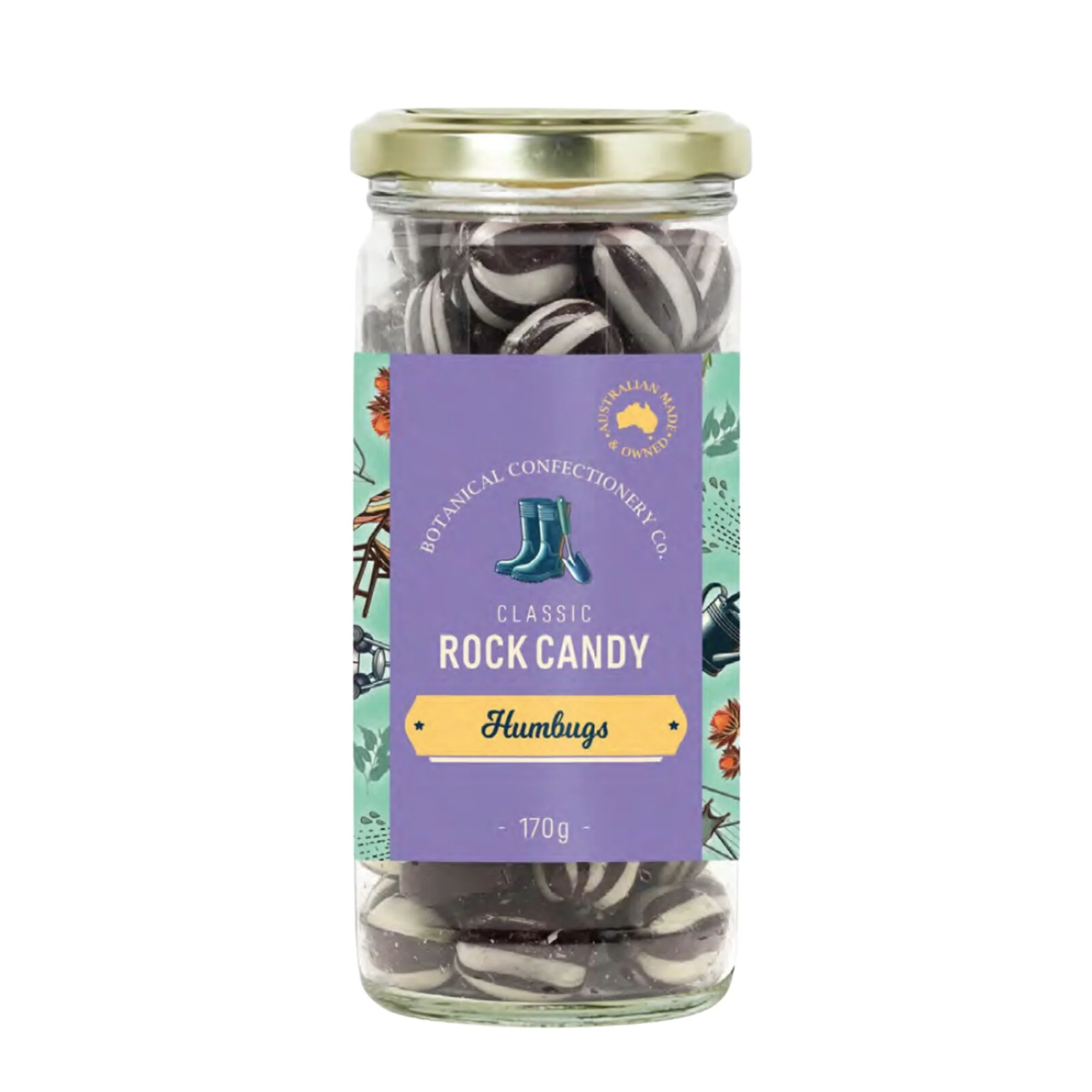Rock Candy Humbugs 170g - Gourmet Brands