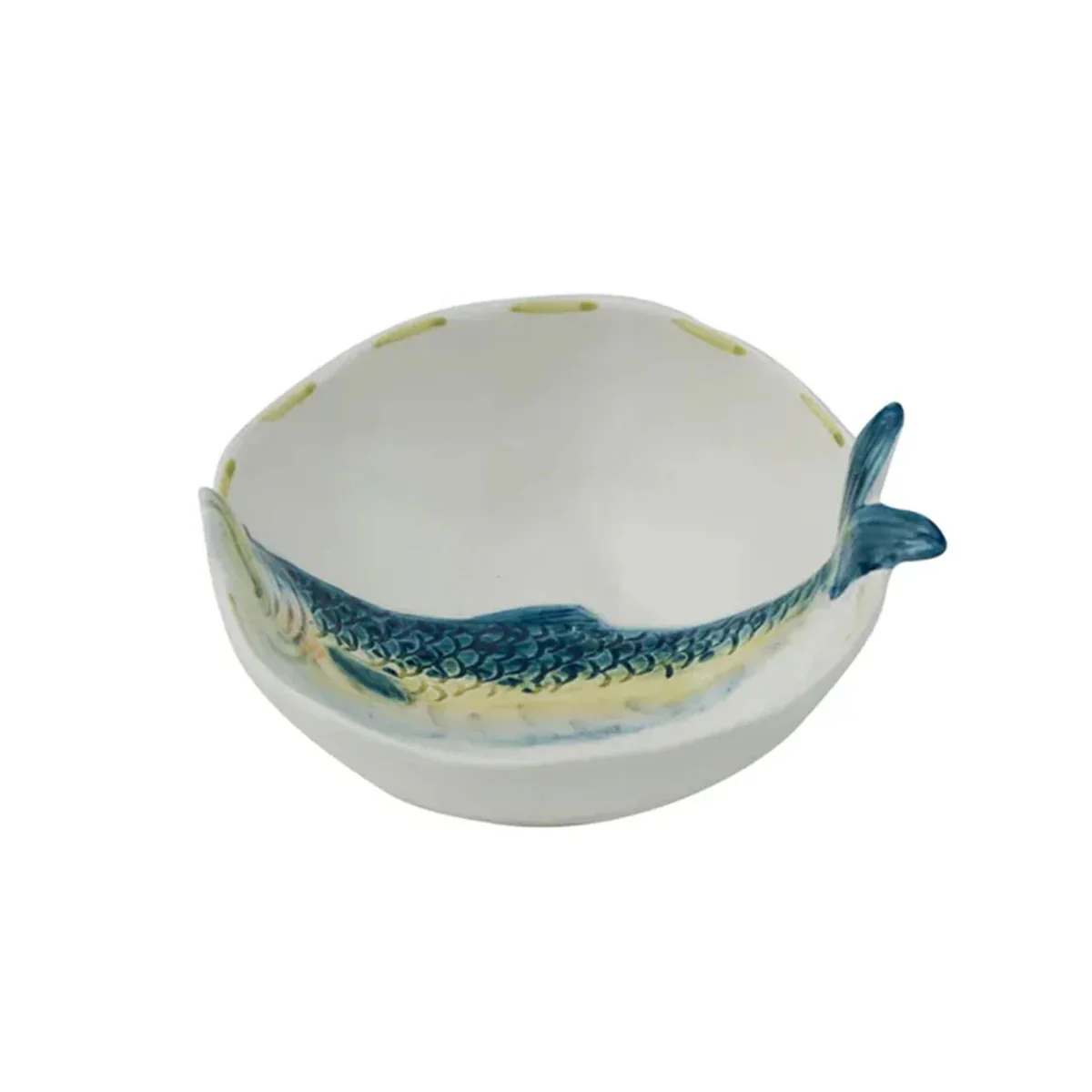 Round Bowl Ceramic Azur 13.5x12.5x5.5cm - Coast to Coast