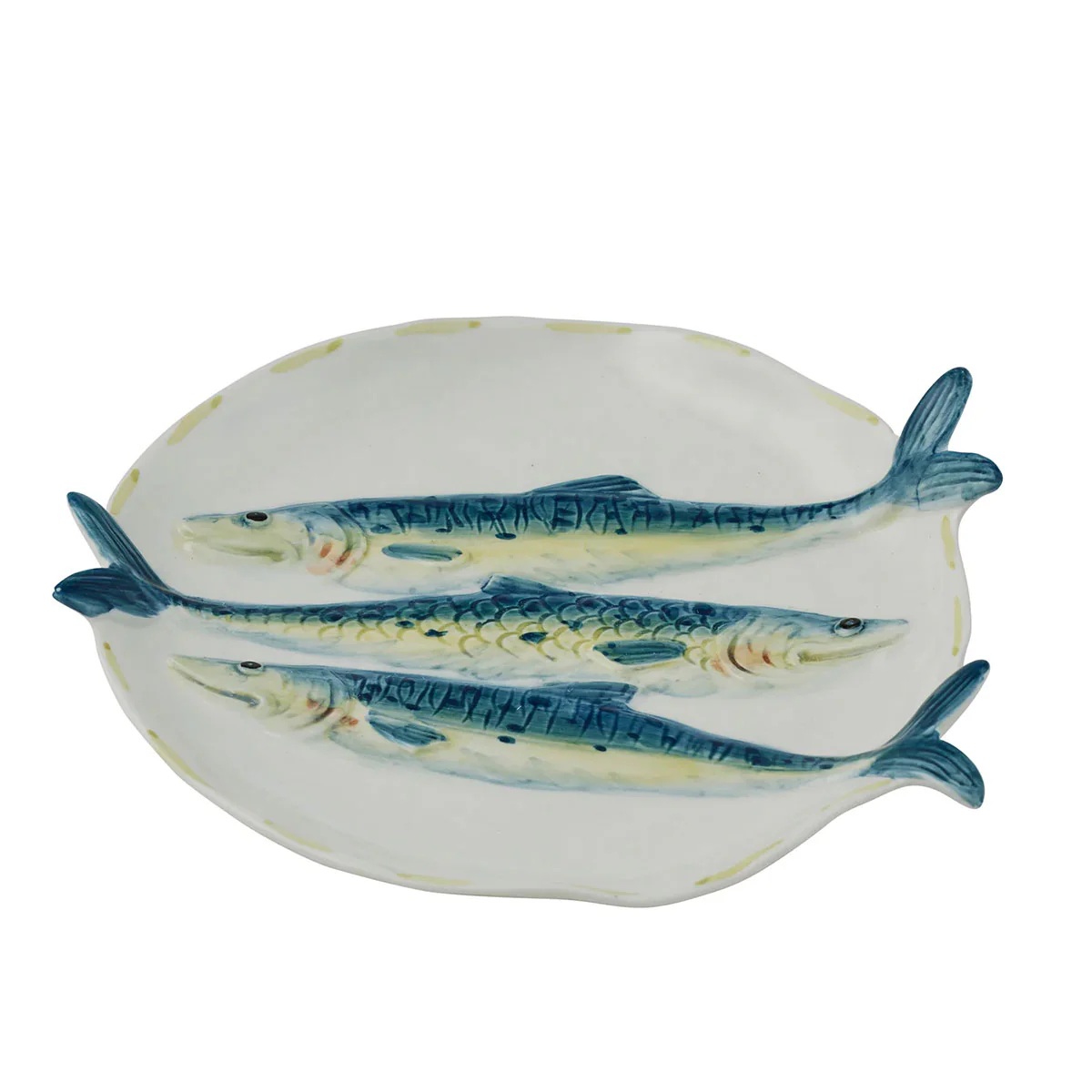 Round Plate Ceramic Azur 20x18.5x4cm - Coast to Coast