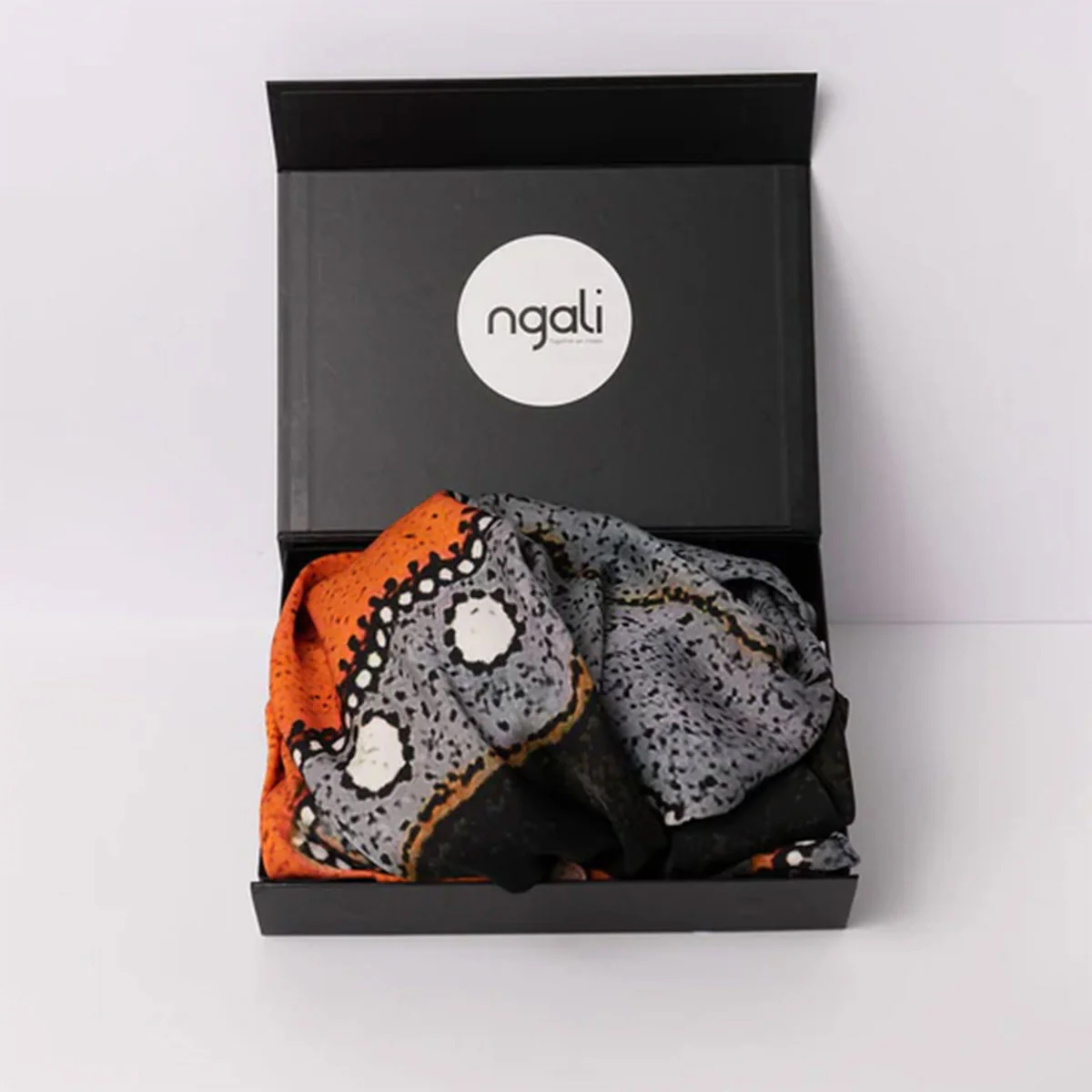 Scarf Common Ground Silk Scarf 180cm x 100cm - Ngali - Image 2