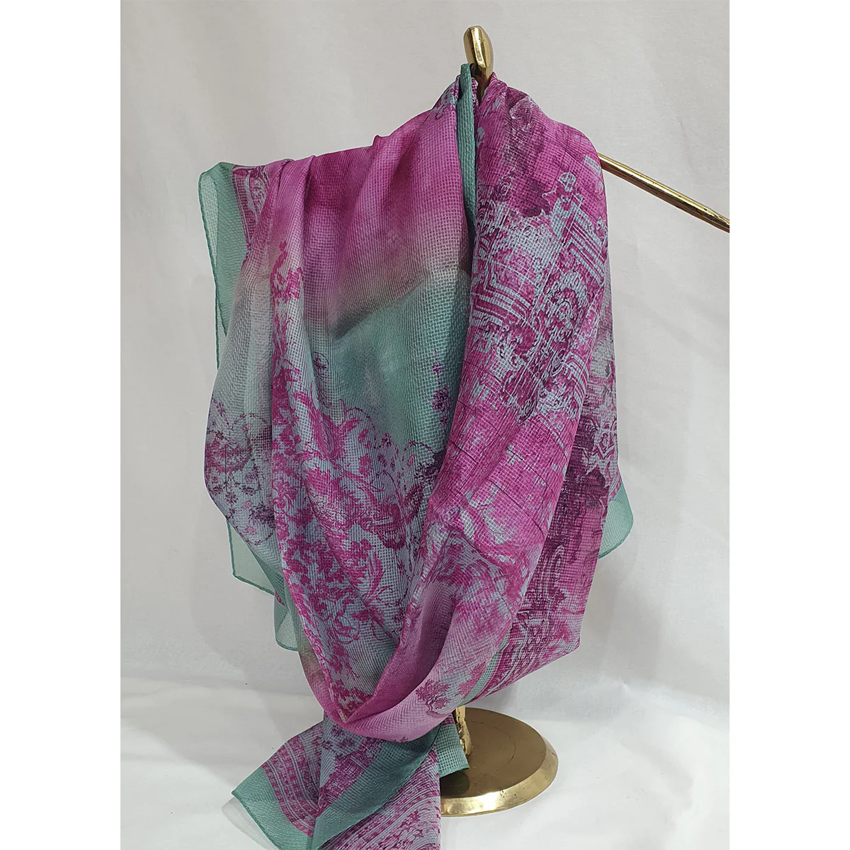 Scarf Long Bellatia Pink - Leemisun Textile Art Co