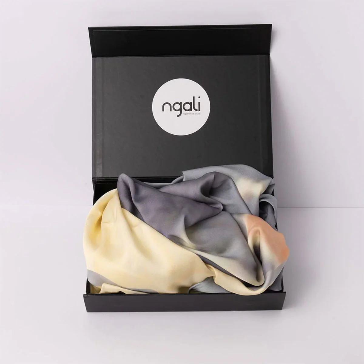 Scarf Open Spaces Silk Scarf 180cm x 100cm - Ngali - Image 2