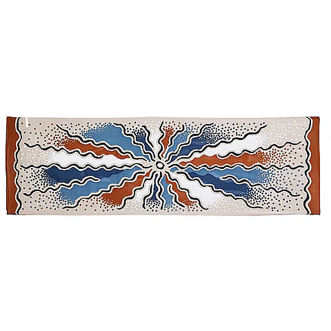 Scarf Peggy Napaljarri Bush Roots Tan - Outstations - Image 2