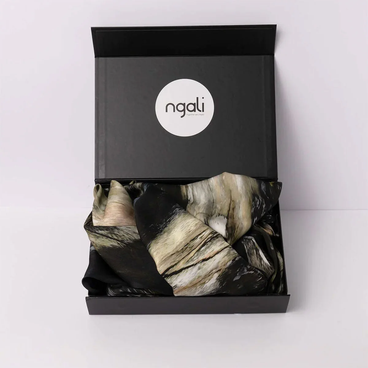 Scarf Stoney Gum Silk Scarf 180cm x 100cm - Ngali - Image 2