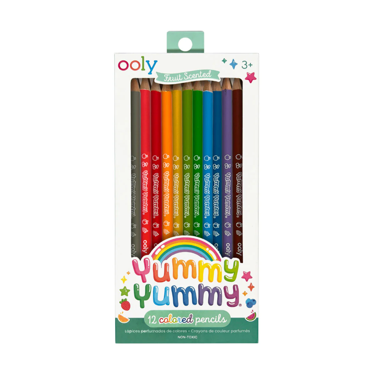 Scented Pencils Yummy Fruit 12 Pack - Bobangles