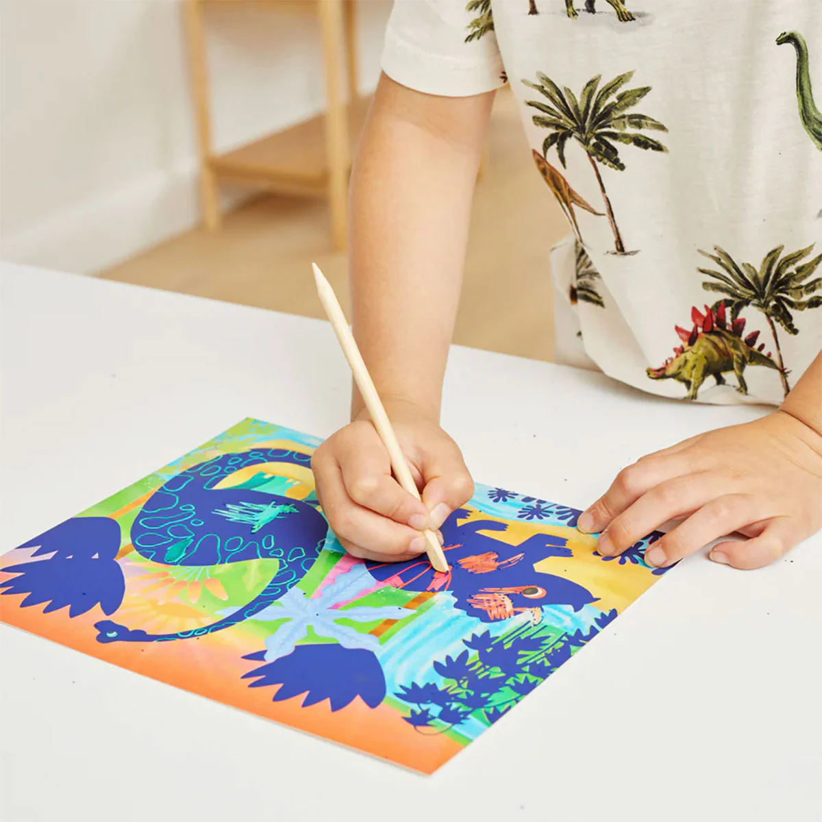 Scratch Art Dinosaurs - Tiger Tribe - Image 2