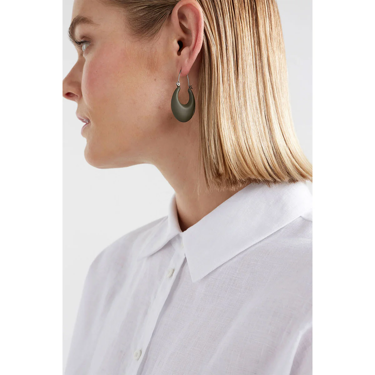 SEAWEED Ellik Long Hoop Earring - Image 2