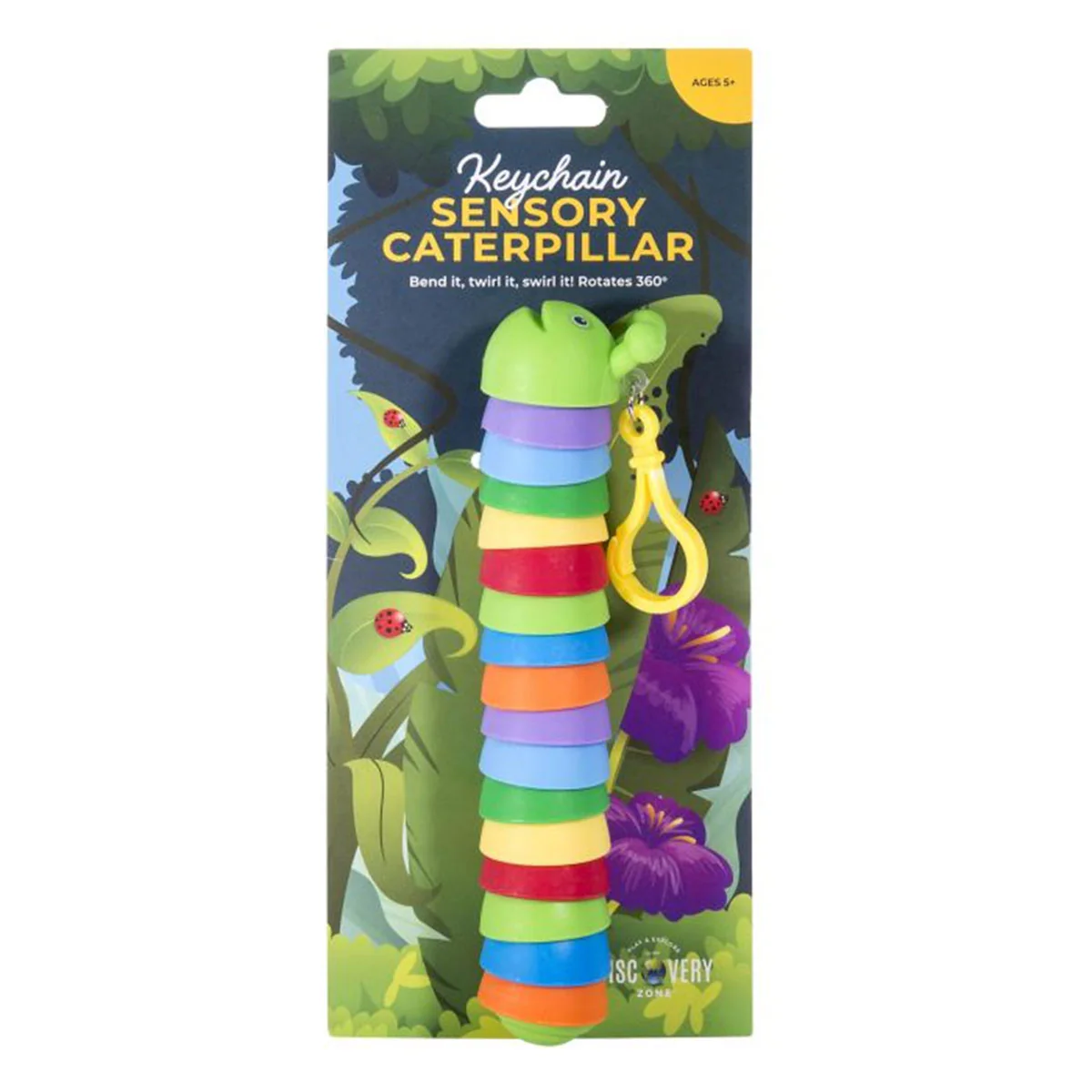 Sensory Caterpillar Keychain - Isalbi