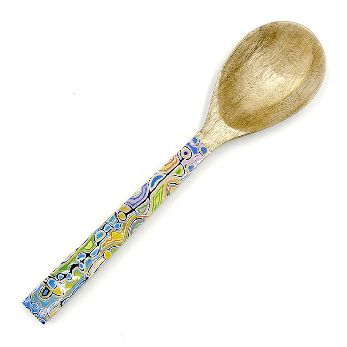 Serving Spoon Wood Judy Watson AJWA628 - Better World Arts