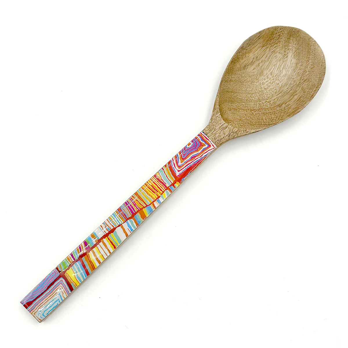 Serving Spoon Wood Judy Watson AJWA696 - Better World Arts