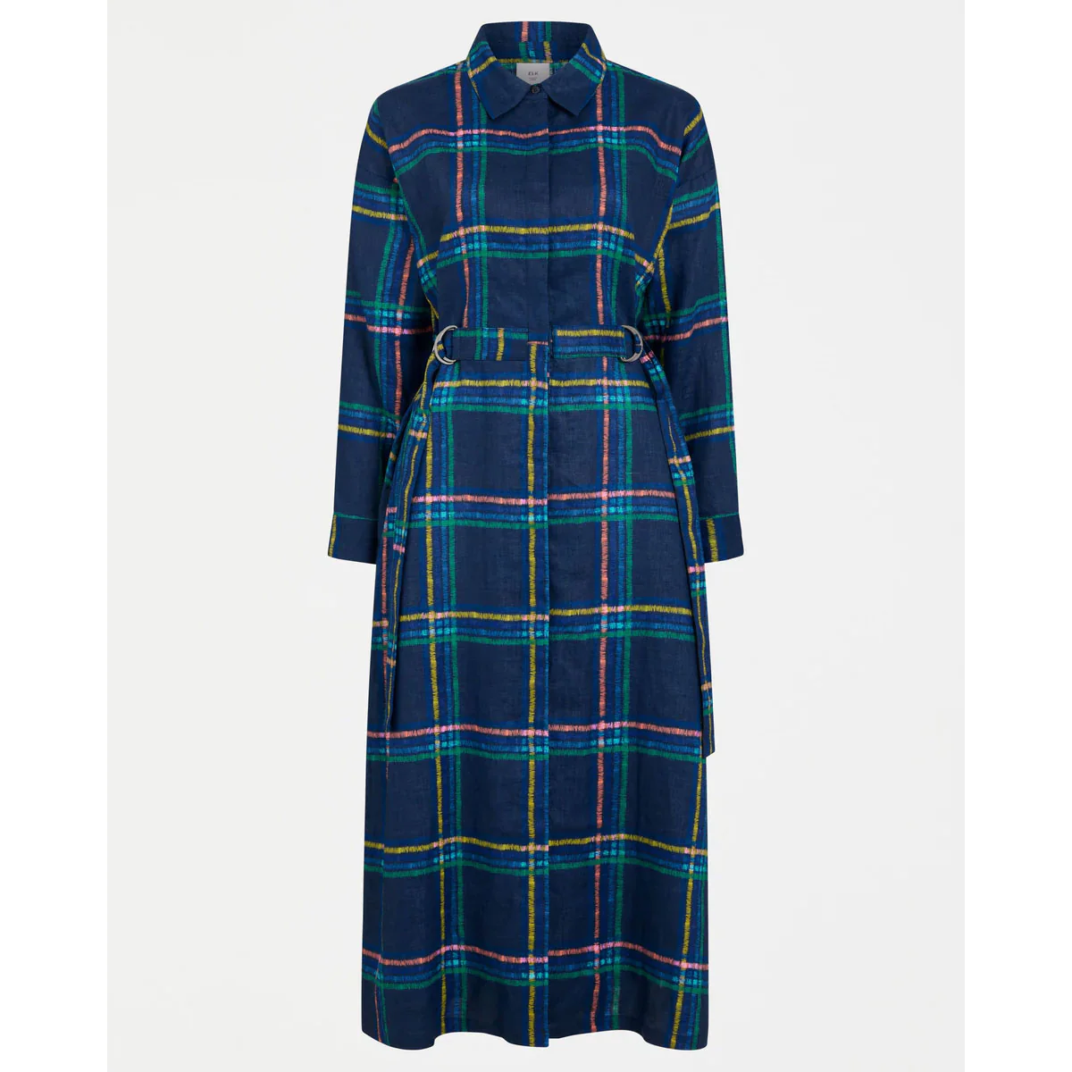 Shirt Dress Paimo Elba Check - Elk