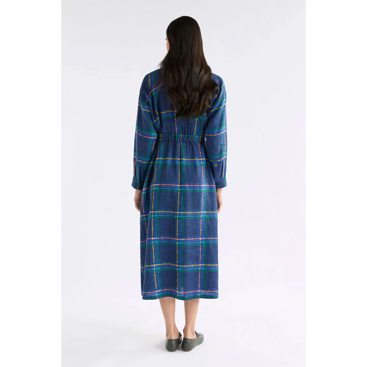 Shirt Dress Paimo Elba Check - Elk - Image 3