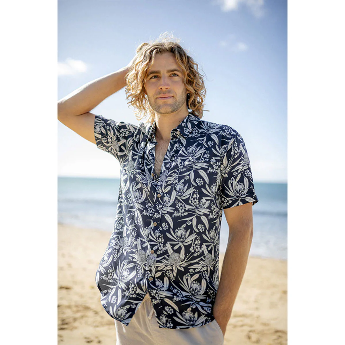 Men's Shirt Short Sleeve Natives - Peggy & Finn