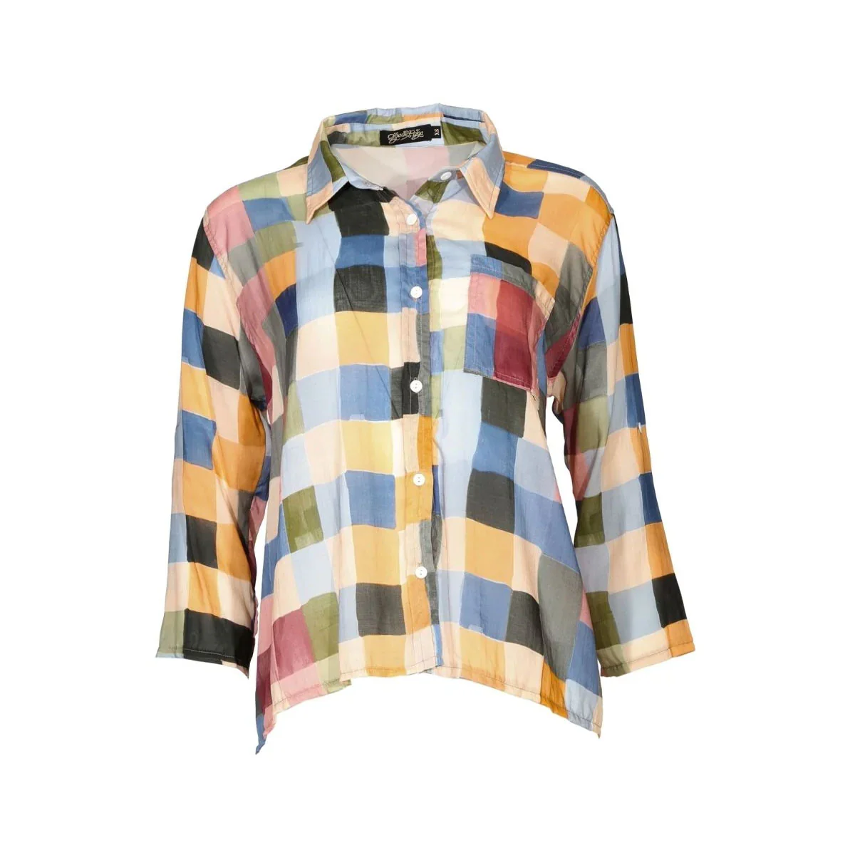 Shirt Tessara Blush Cotton Voile - Olga de Polga