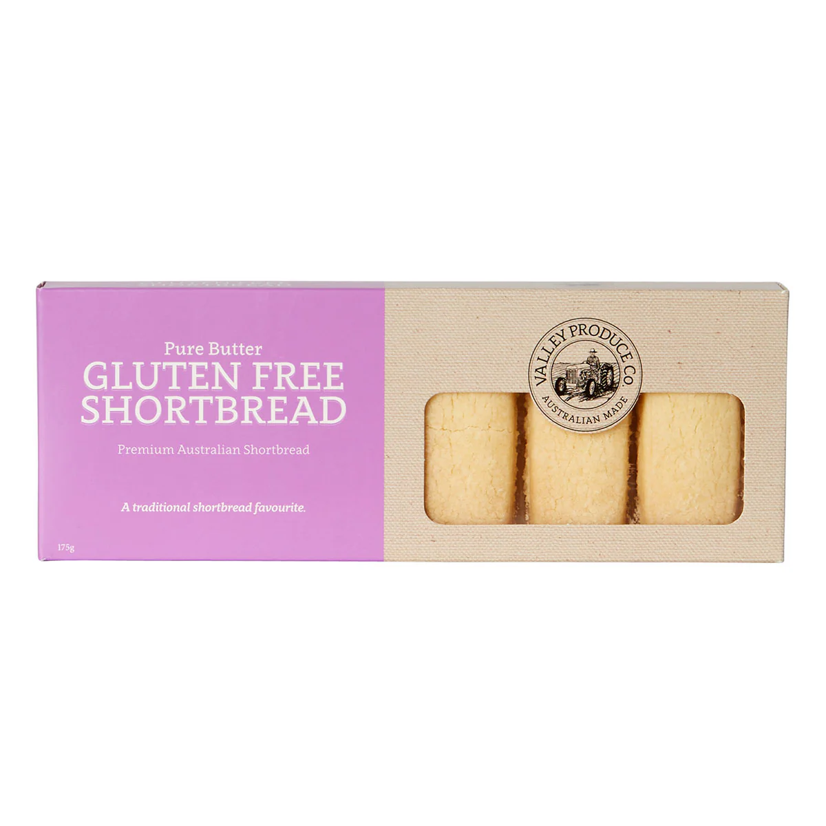 Shortbread Gluten Free 175g - Valley Produce Co