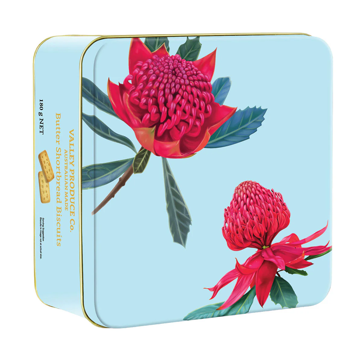 Shortbread Tin Waratah 180g - Gourmet Brands