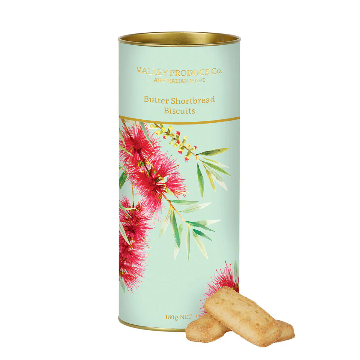Shortbread Tube Bottlebrush 180g - Gourmet Brands