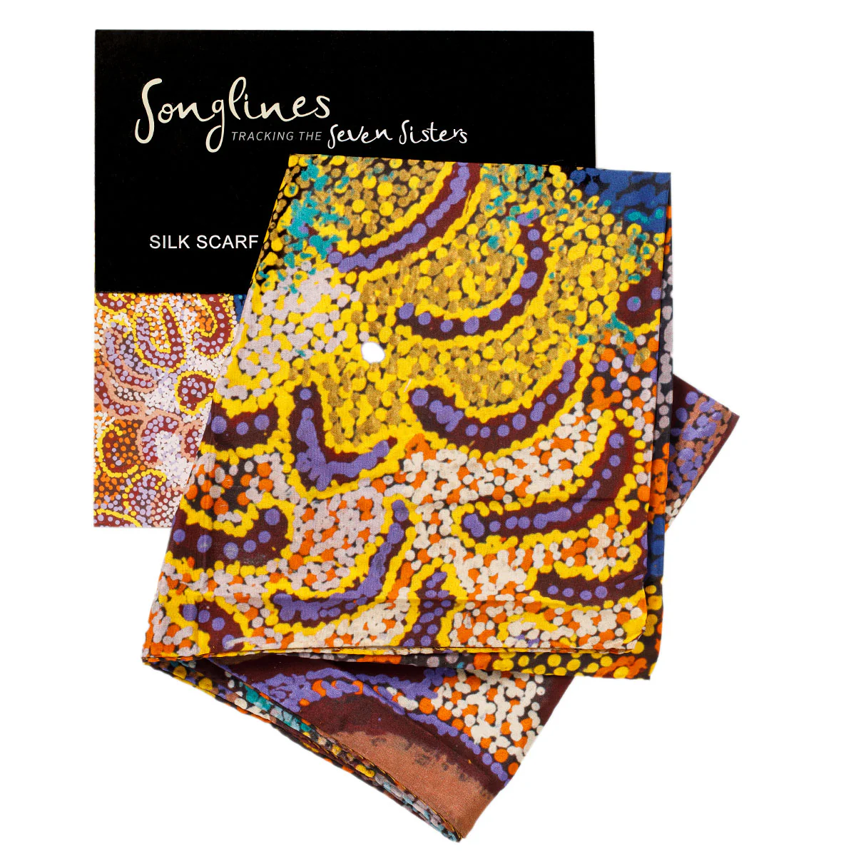 Silk Scarf Minyipuru 2015 138 x 50 cm - Songlines