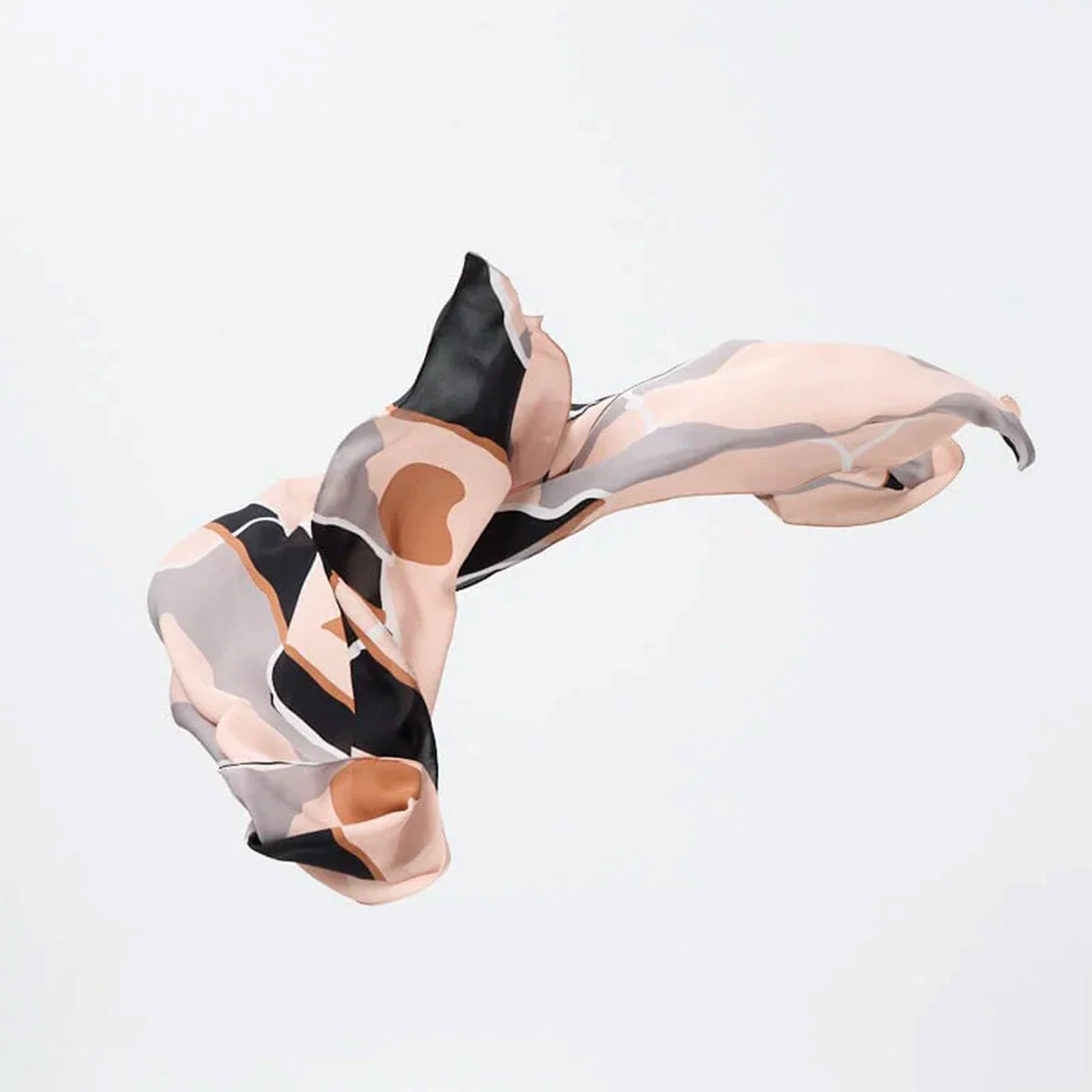 Silk Scarf This Place Pink 180cm x 100cm - Ngali