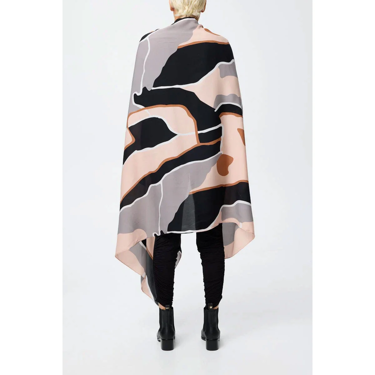 Silk Scarf This Place Pink 180cm x 100cm - Ngali - Image 2