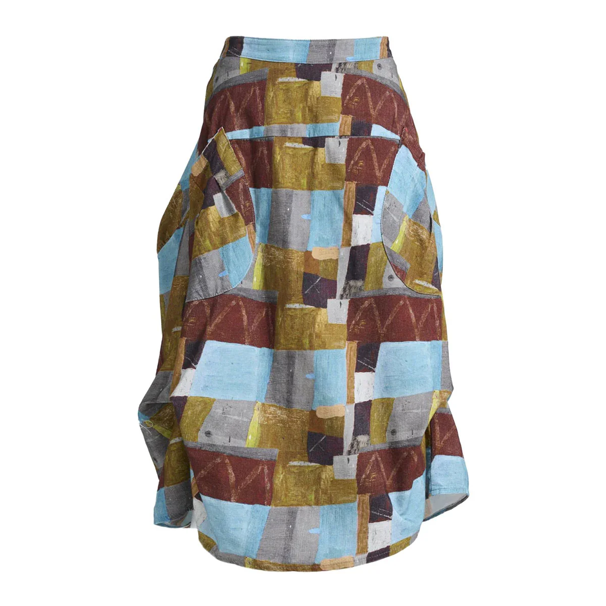 Skirt Kismet Milwaukee Azure Fine Cord - Olga De Polga