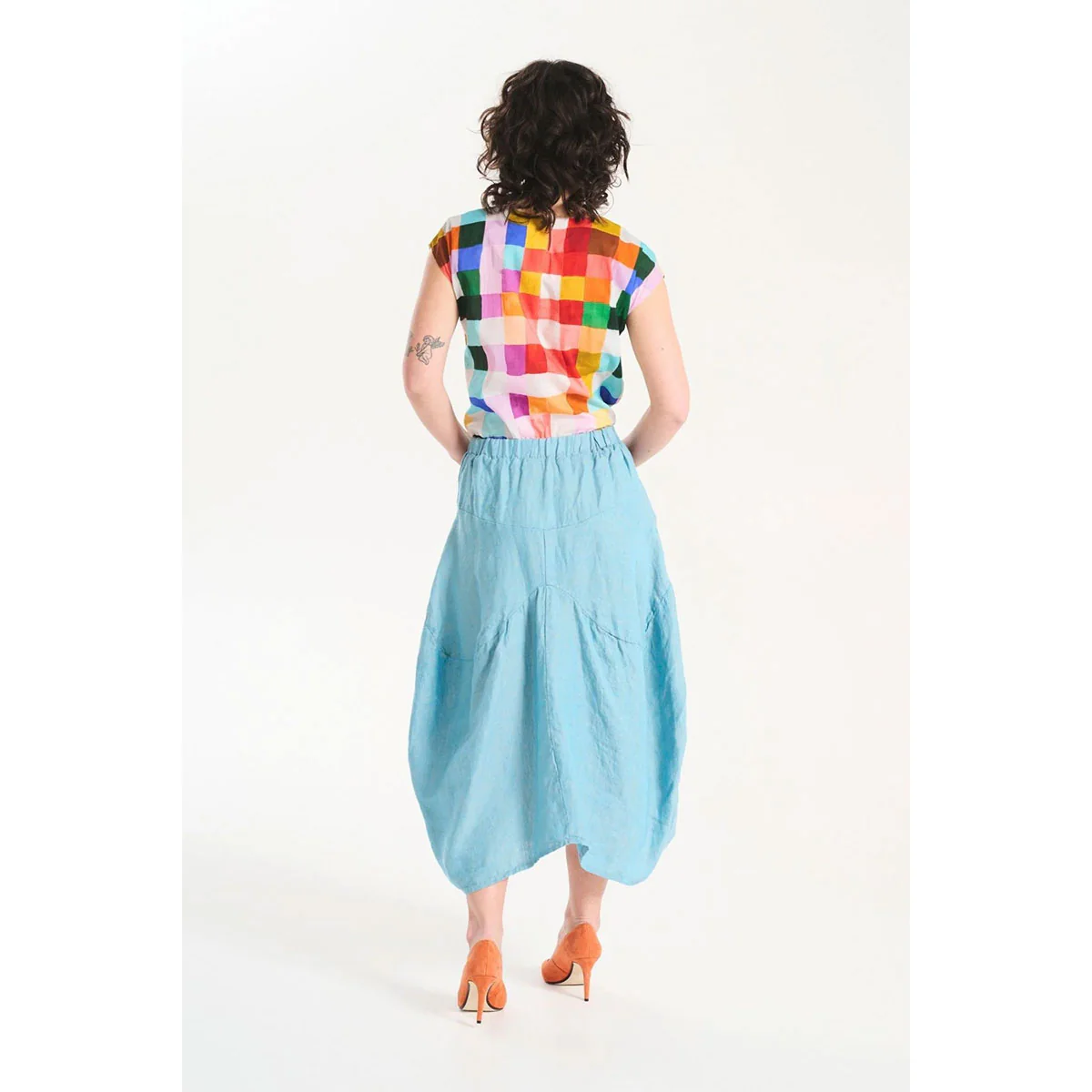 Skirt Milwaukee Alta Luxe Frost Linen - Olga de Polga - Image 3