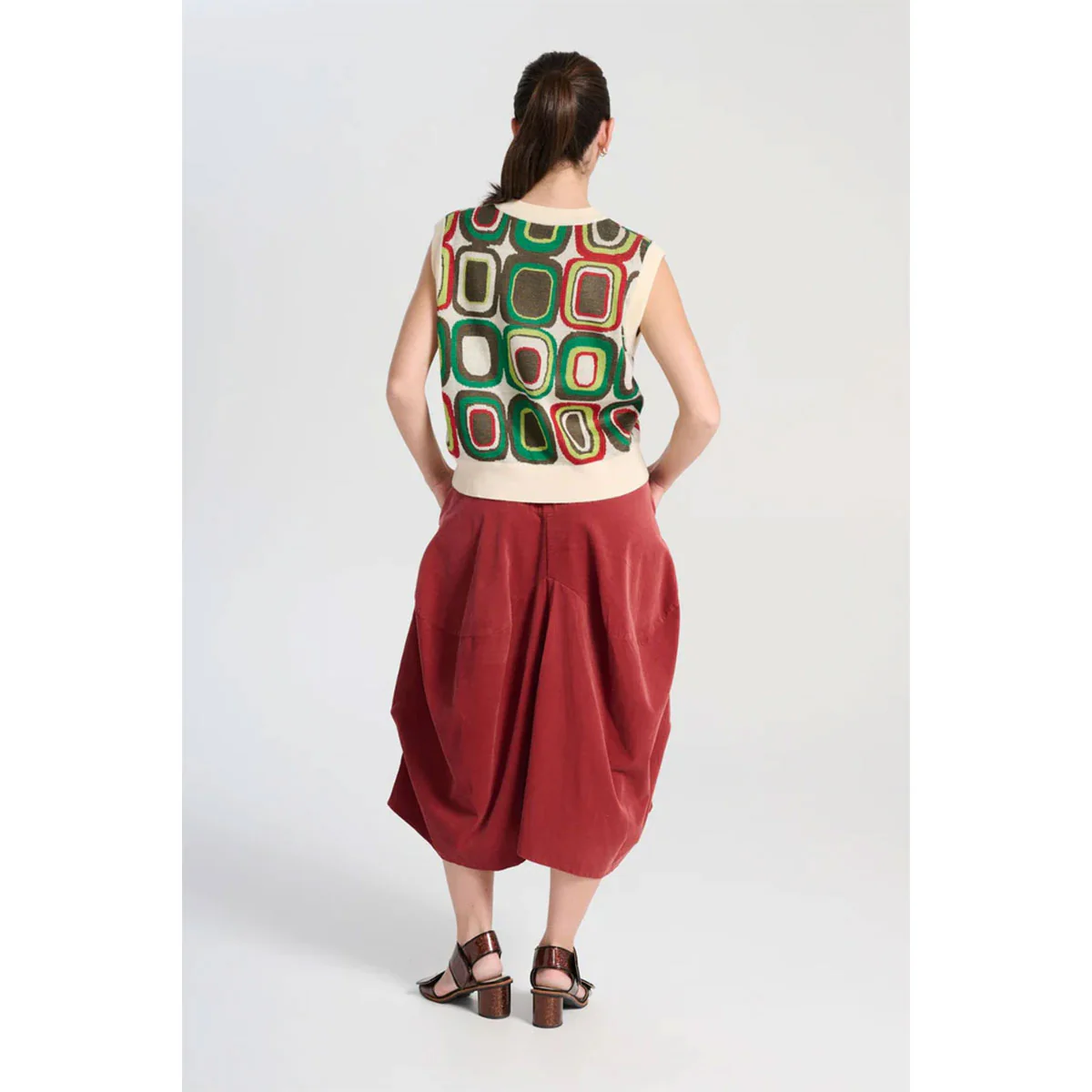 Skirt Milwaukee Marlowe Blush Fine Cord - Olga De Polga - Image 3