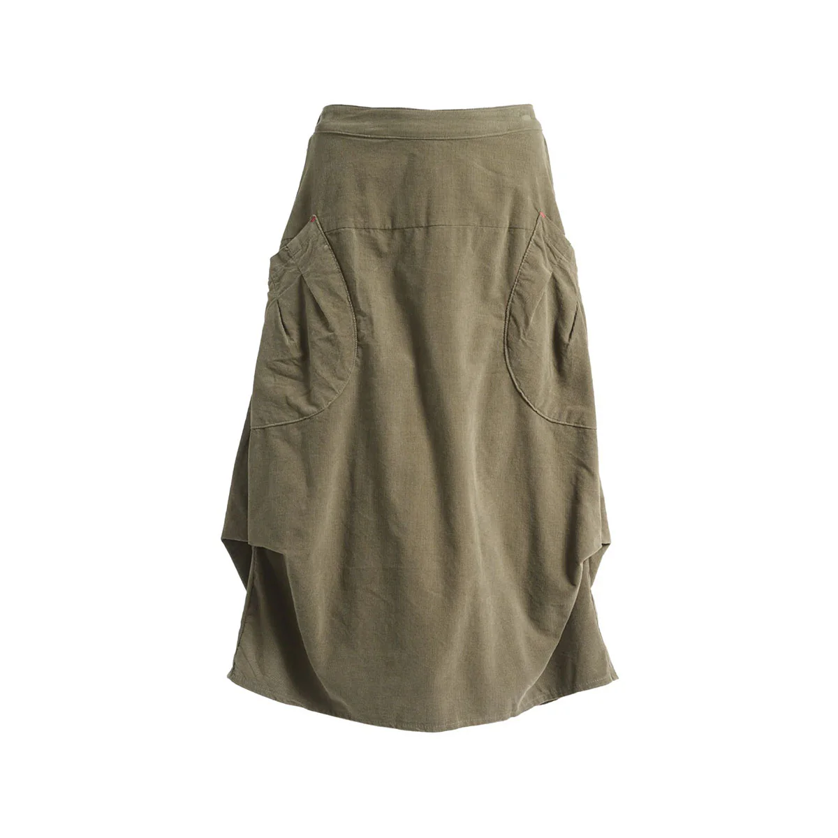 Skirt Milwaukee Marlowe Olive Fine Cord - Olga De Polga
