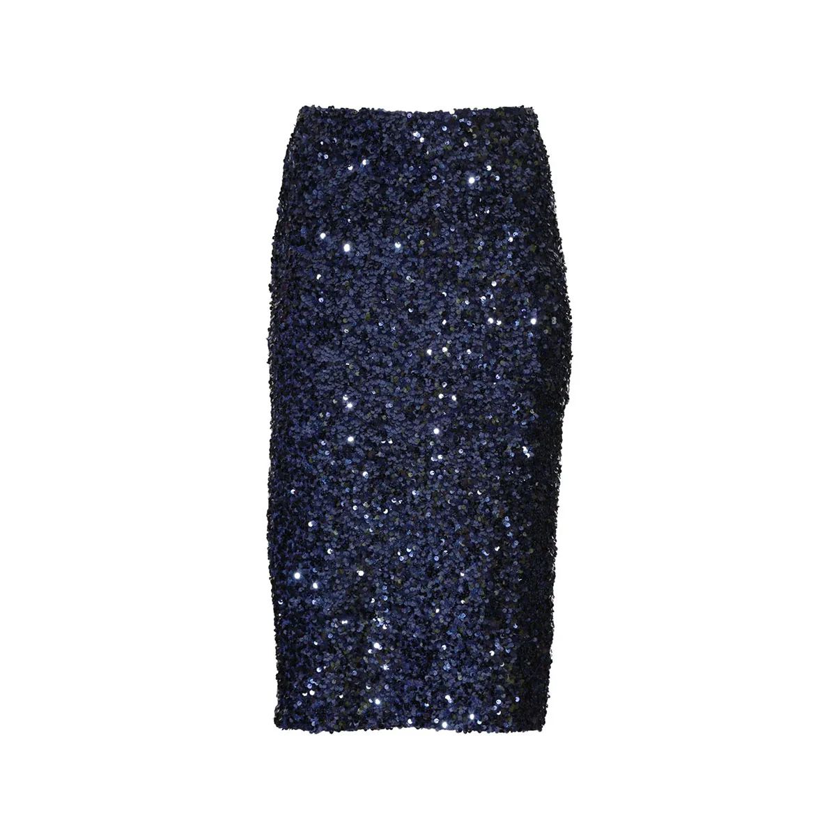 Skirt Nova Navy Sequinned Velvet - Olga de Polga