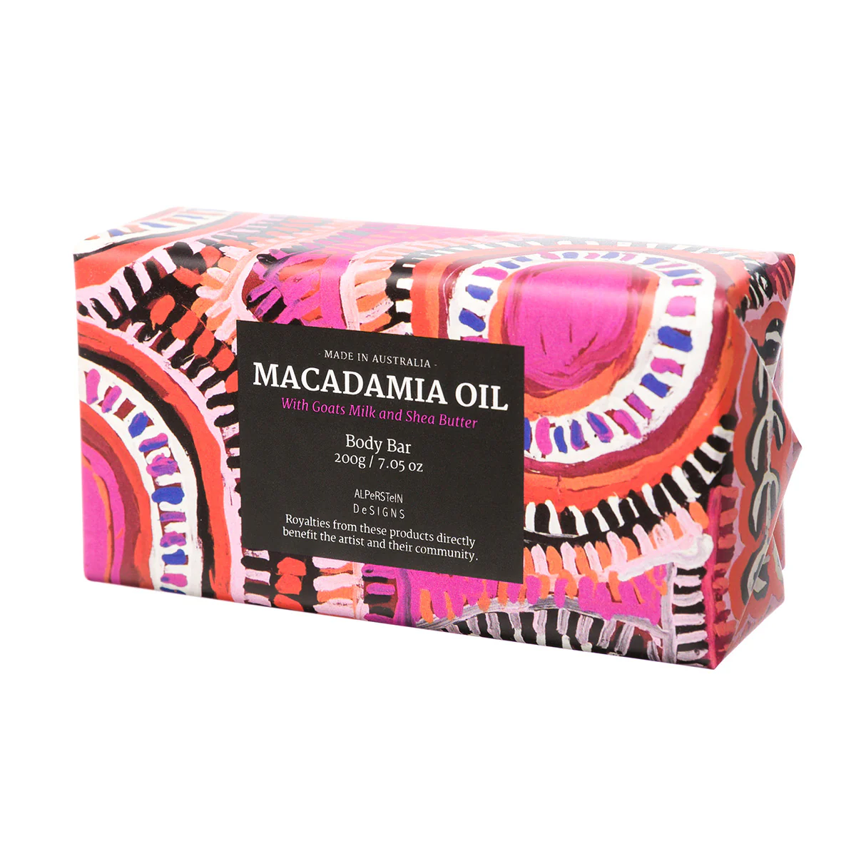 Soap Macadamia Oil Murdie Morris 200g - Alperstein Designs