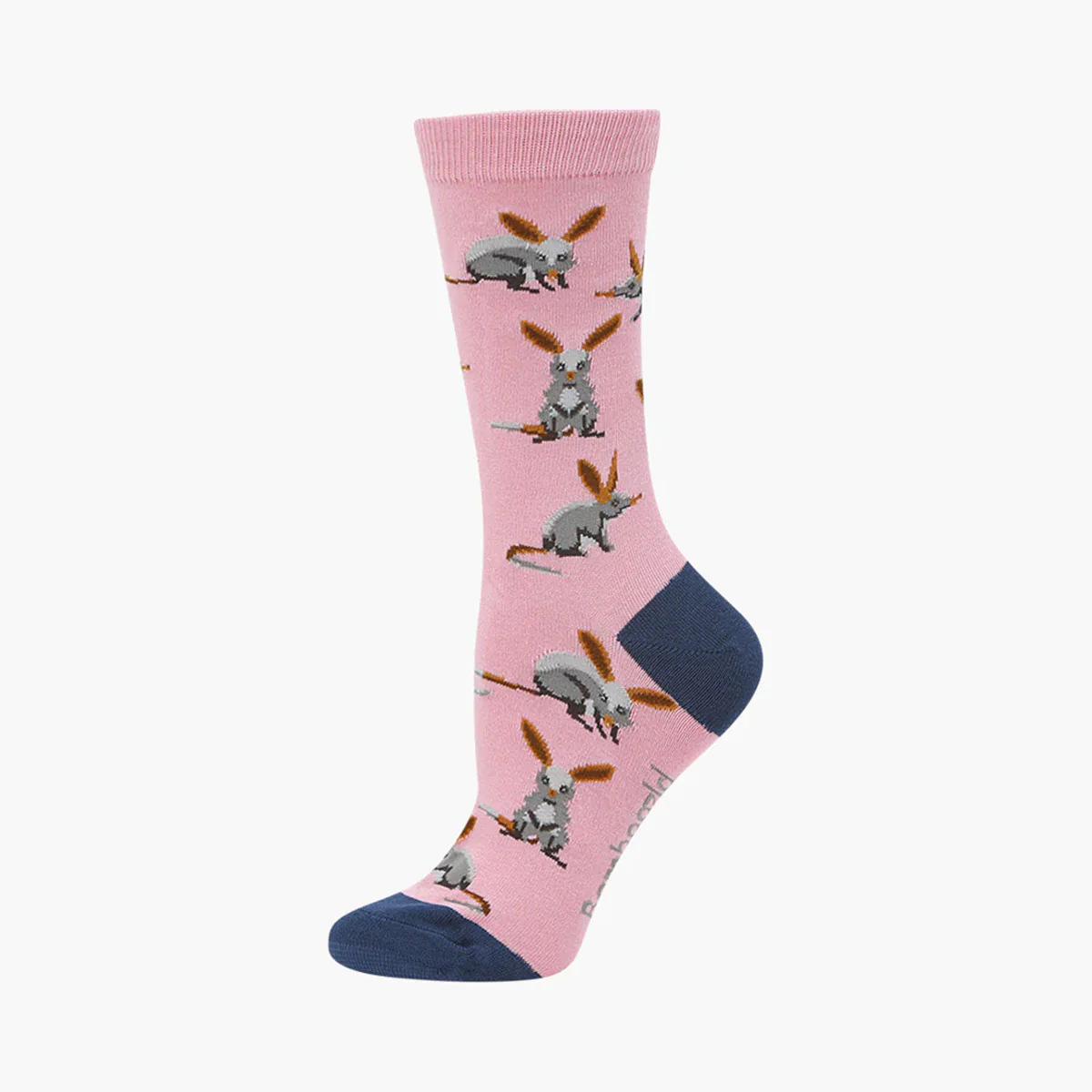 Socks Bilby Burrows Pink Bamboo W2-8 - Pussyfoot Socks
