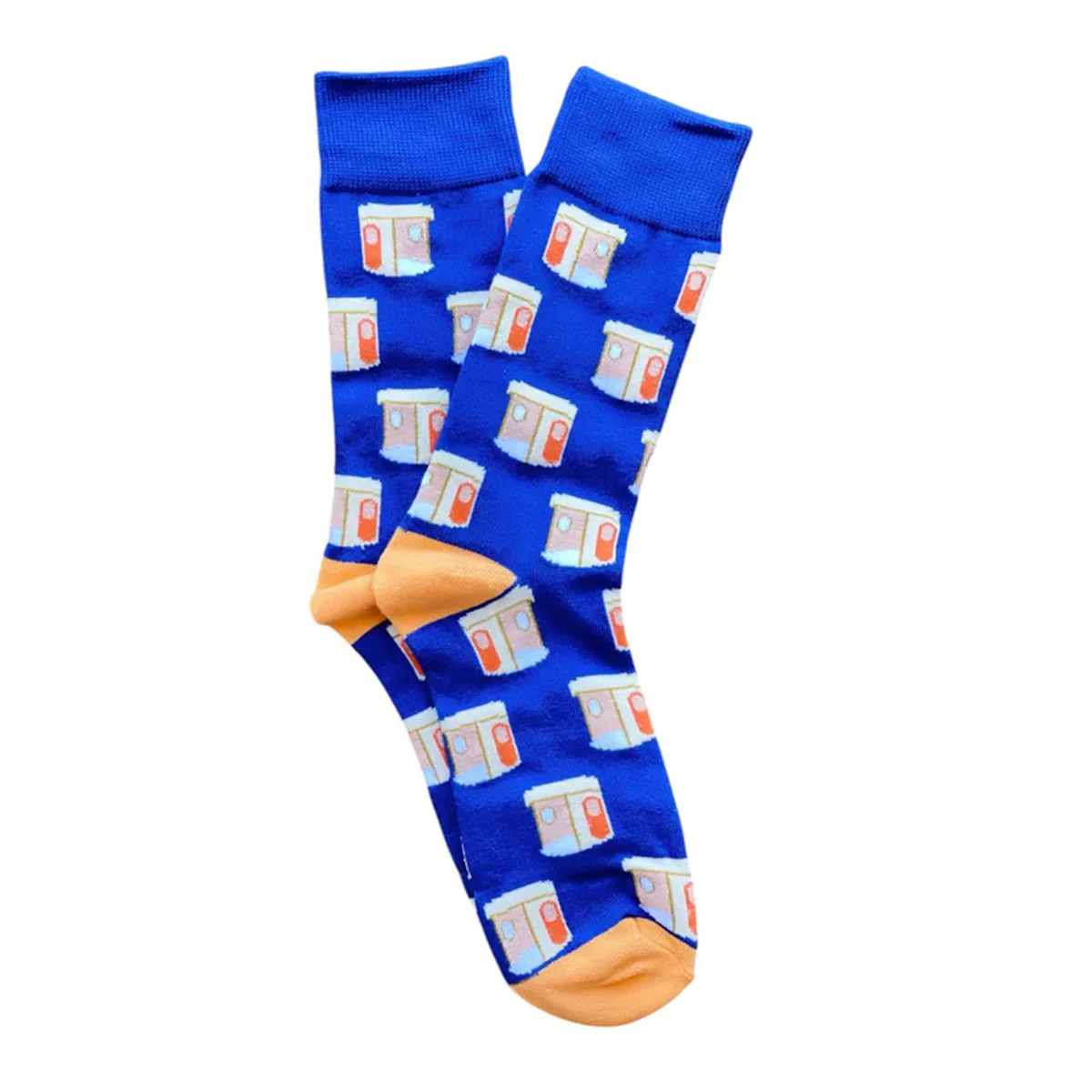 Socks Blue Bus Shelter Medium - Capital Socks