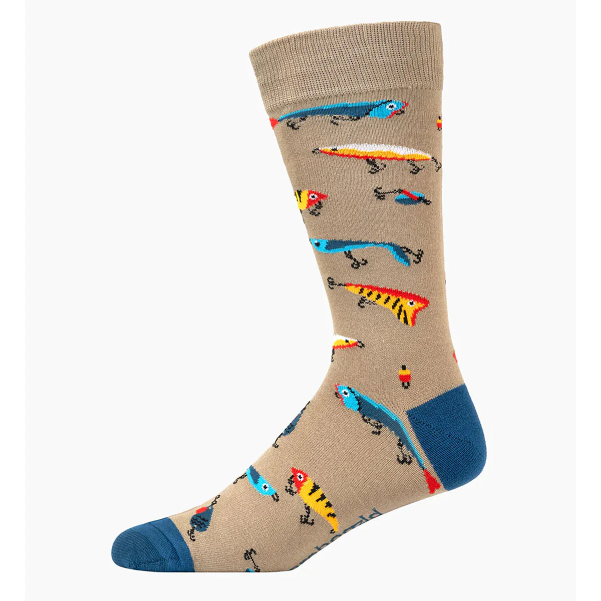 Socks Hooked On Fishin Stone Bamboo M7-11 - Pussyfoot Socks