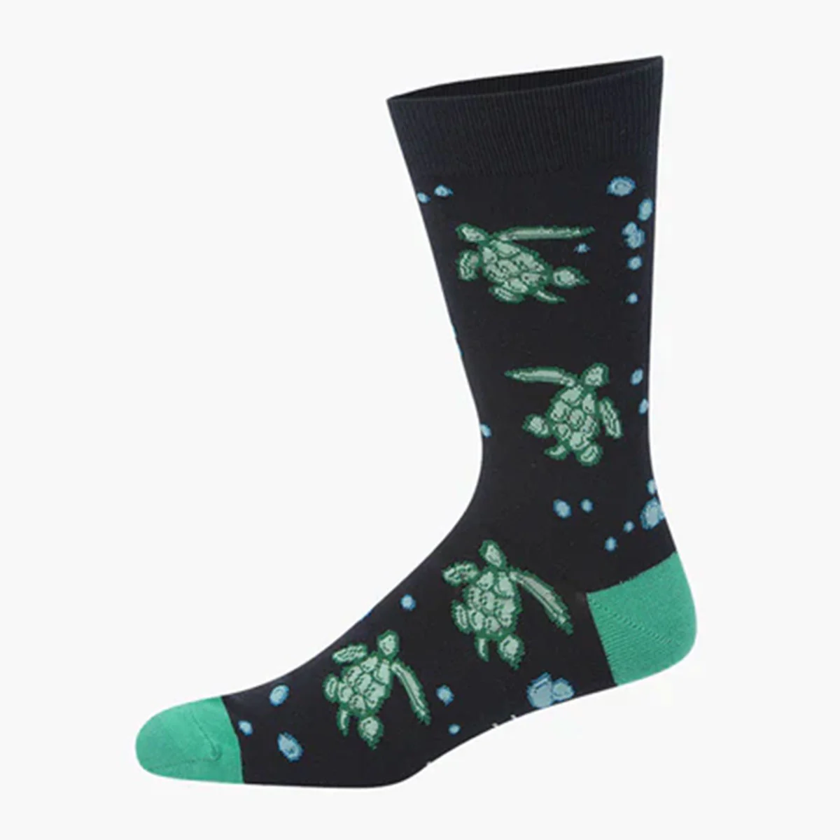 Socks Sea Turtle Navy 7-11 Bamboo - Pussyfoot Socks