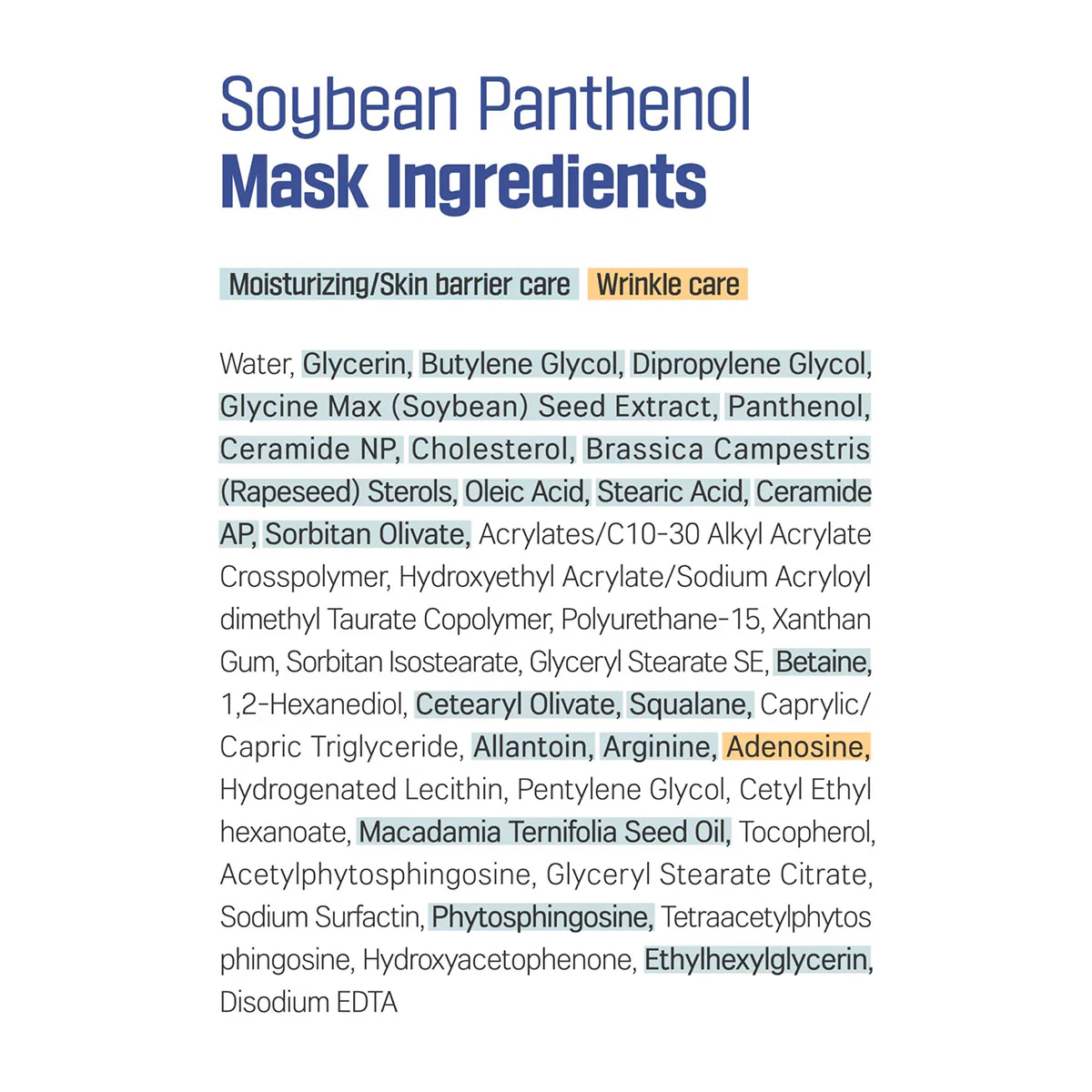 Soybean Panthenol Mask 10 Set Round Lab - RNG Global - Image 2