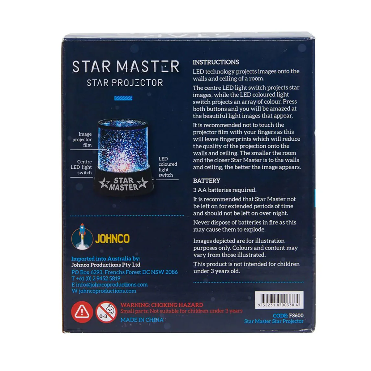 Star Master Projector - Johnco Productions - Image 2