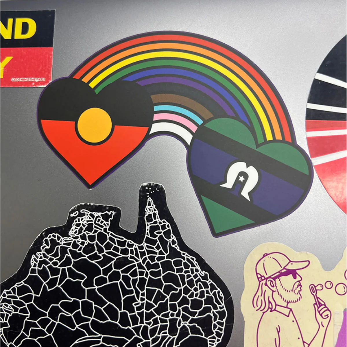 Sticker Rainbow Mob - Clothing the Gaps - Image 2