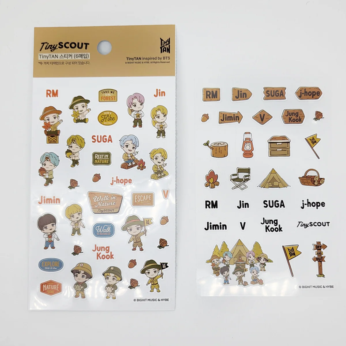 Stickers Tiny Scout BTS - Alpha