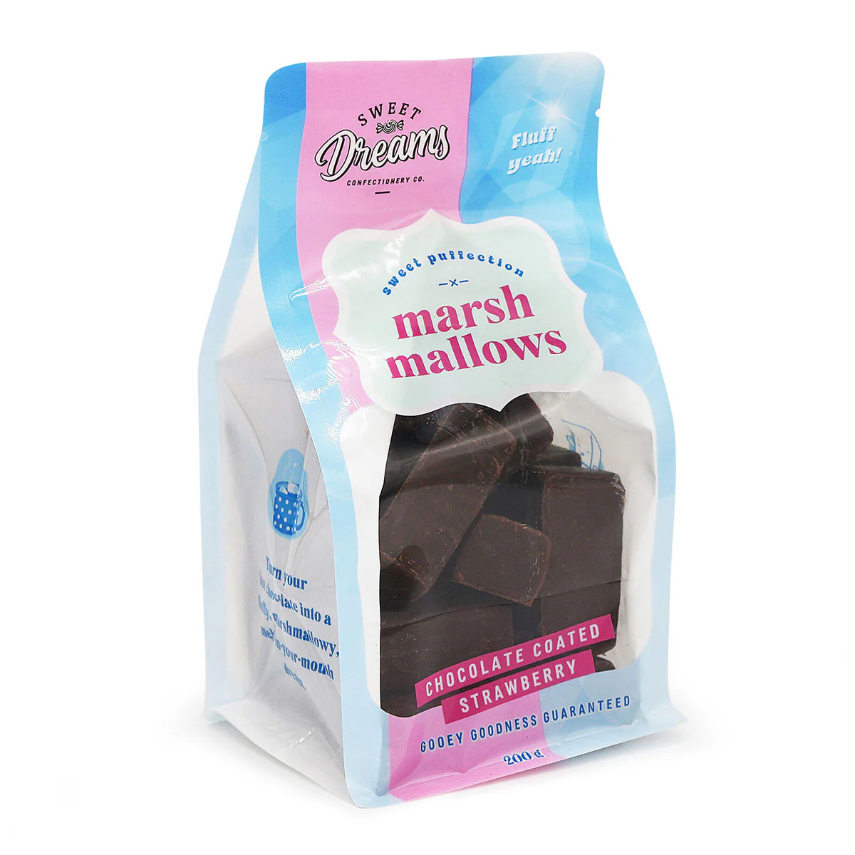Strawberry Marshmallow Chocolate Coated 200g - Gourmet Brands