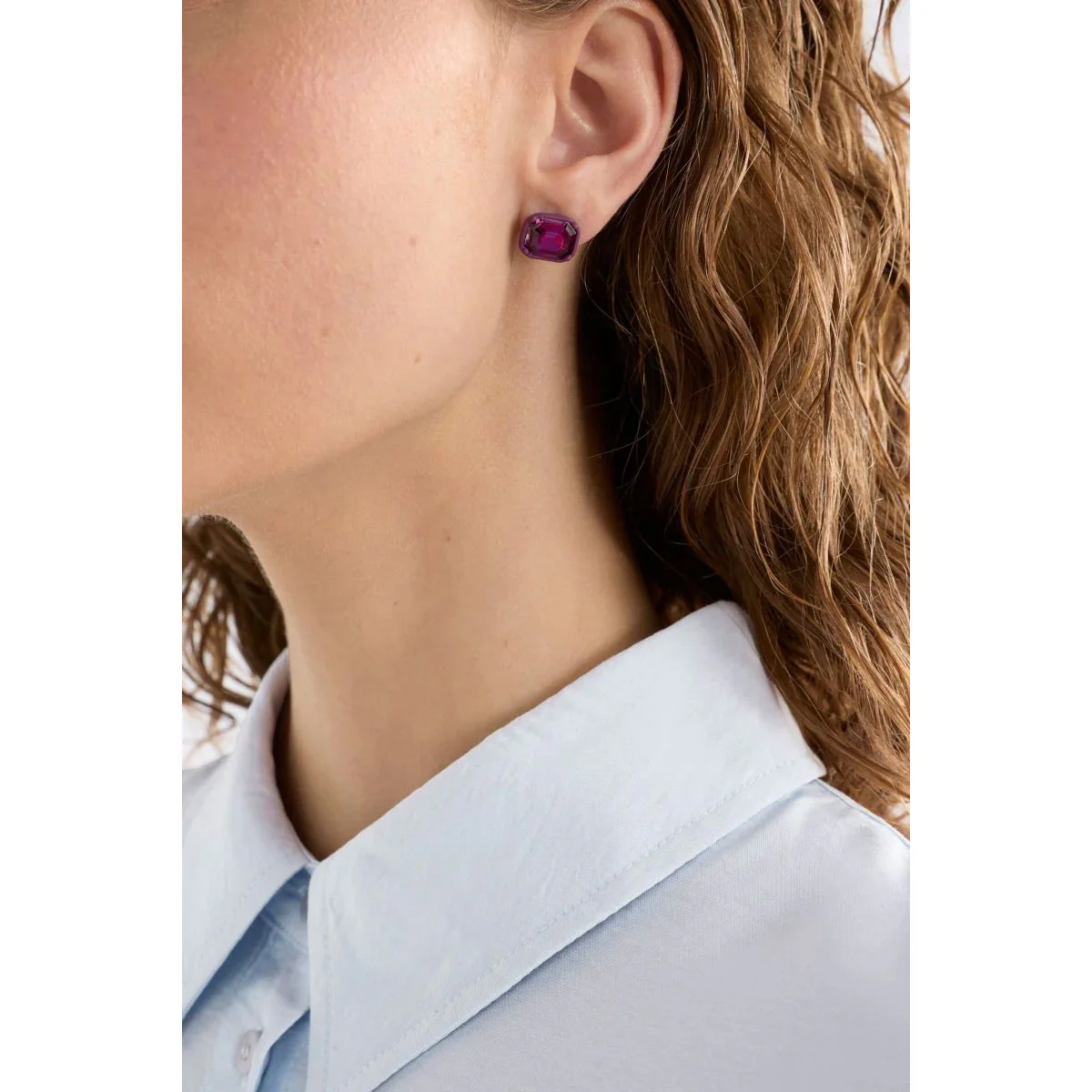 Stud Earring Jule Fuchsia Mini - Elk Accessories - Image 2