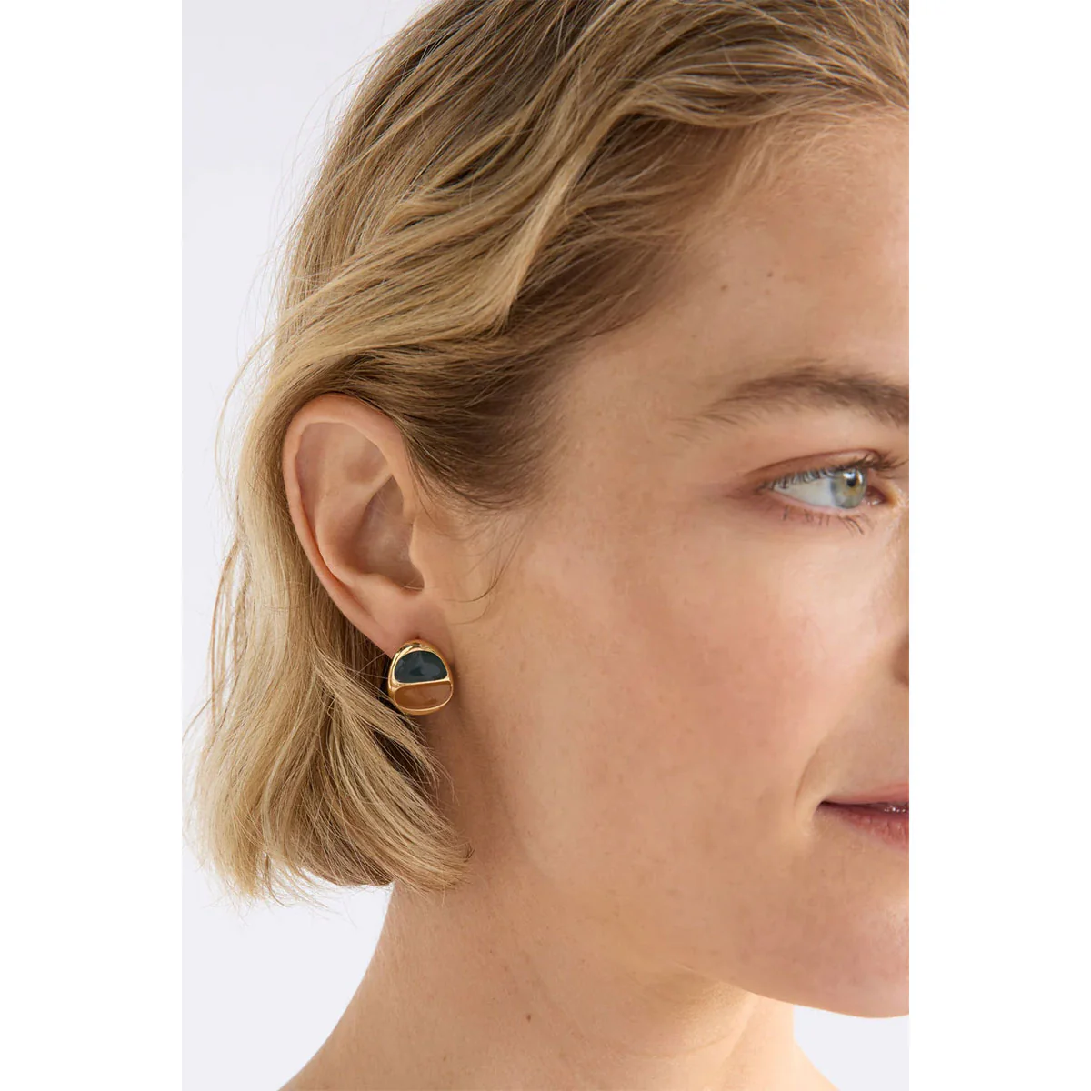 Stud Earring Ter Small Gold - Elk Accessories - Image 2