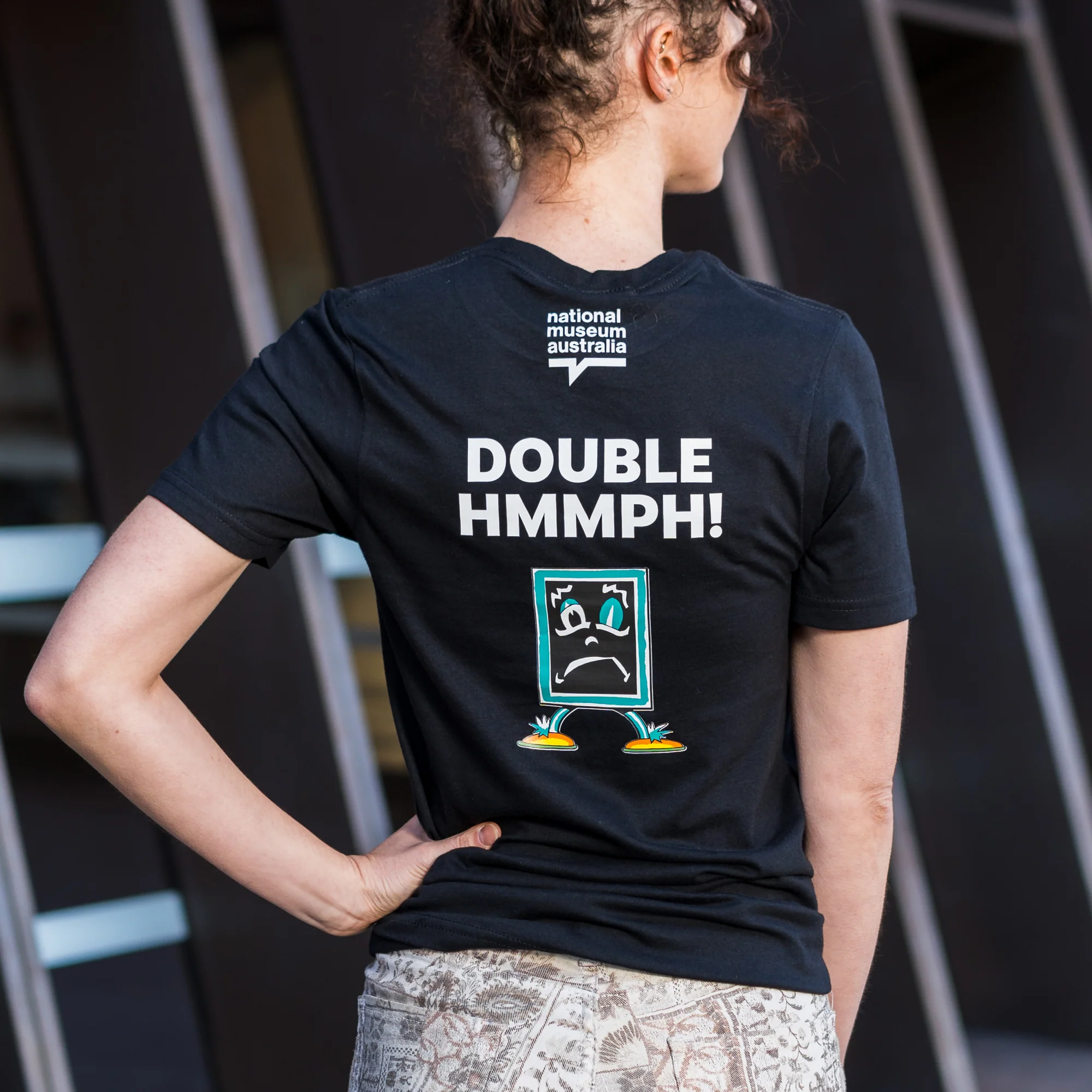 T-shirt Hmmph! Blackboard Black - Image 5