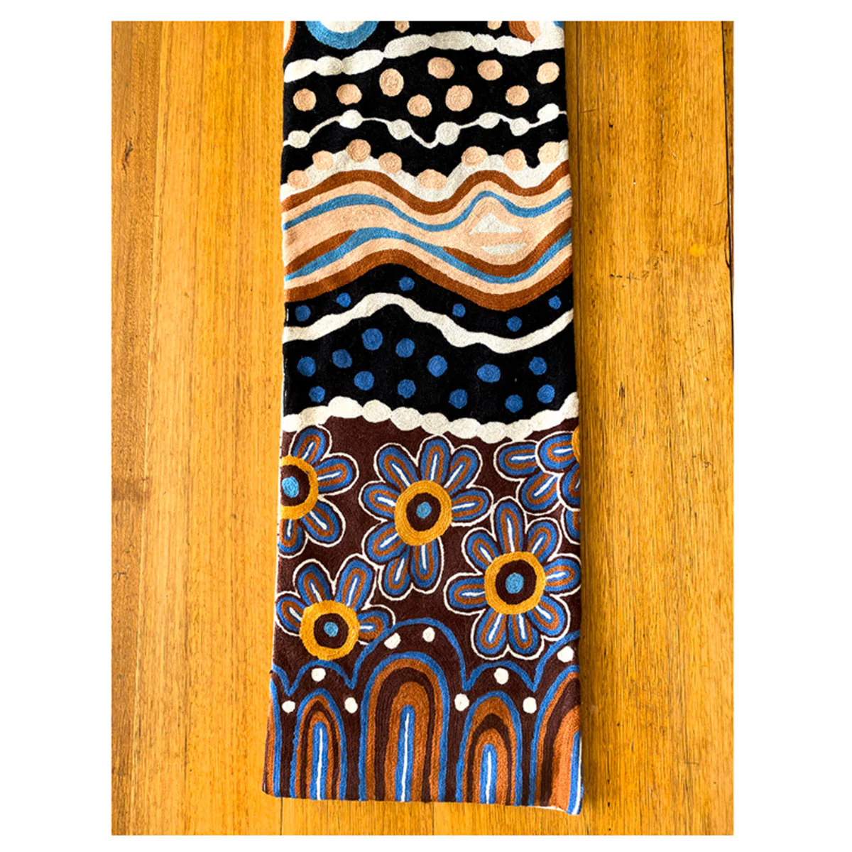 Table Runner Wool Chain Stitch Bianca Gardiner-Dodd BGD704 - Better World Arts