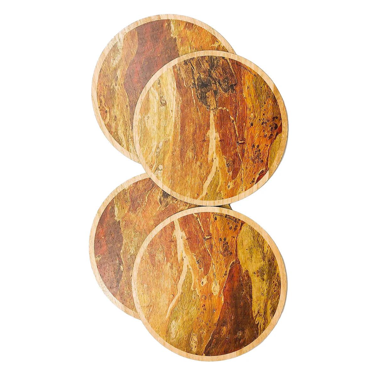 Tablemats Gum Bark Set of 4 - Buttonworks