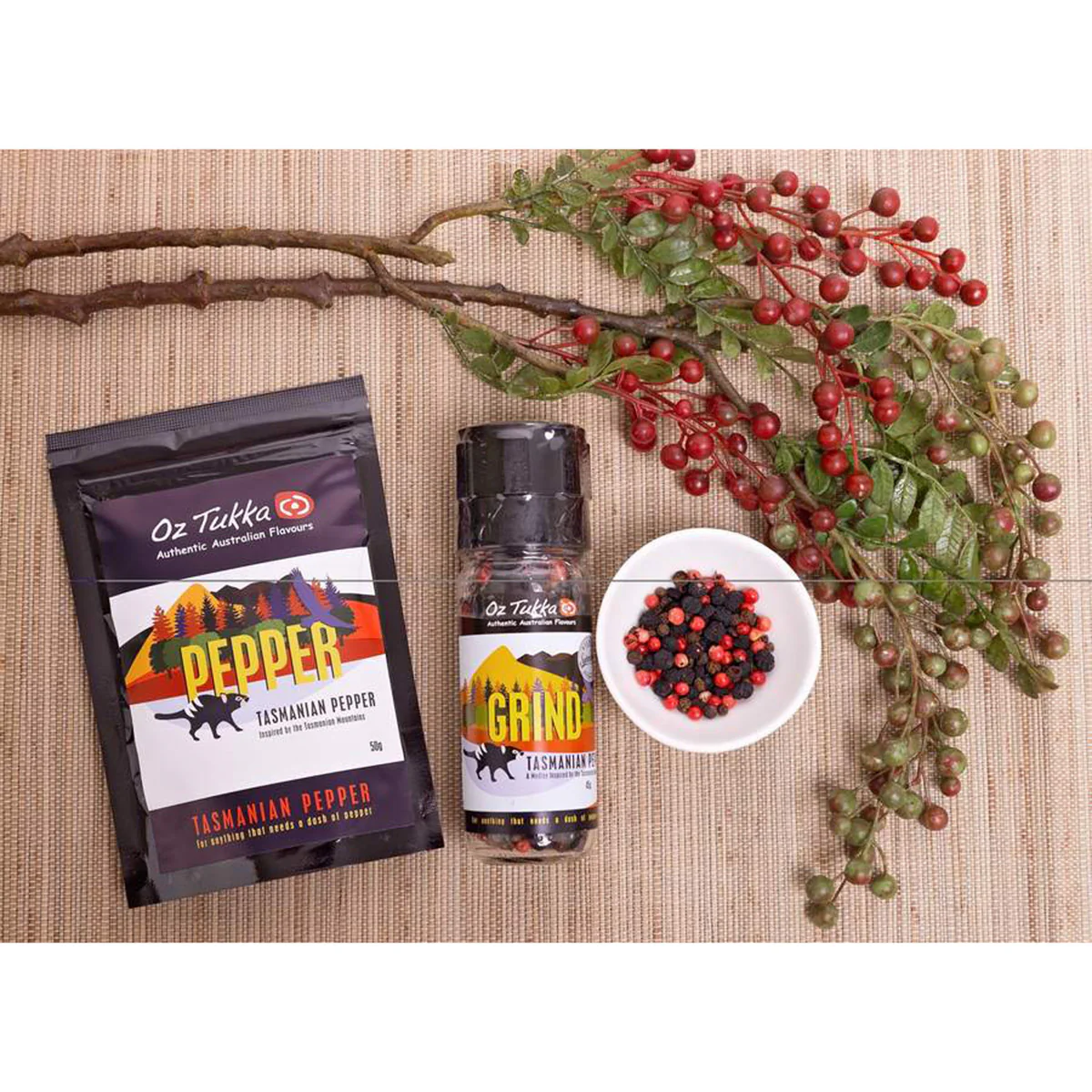 Tasmanian Pepper Medley 45g - Oz Tukka - Image 2