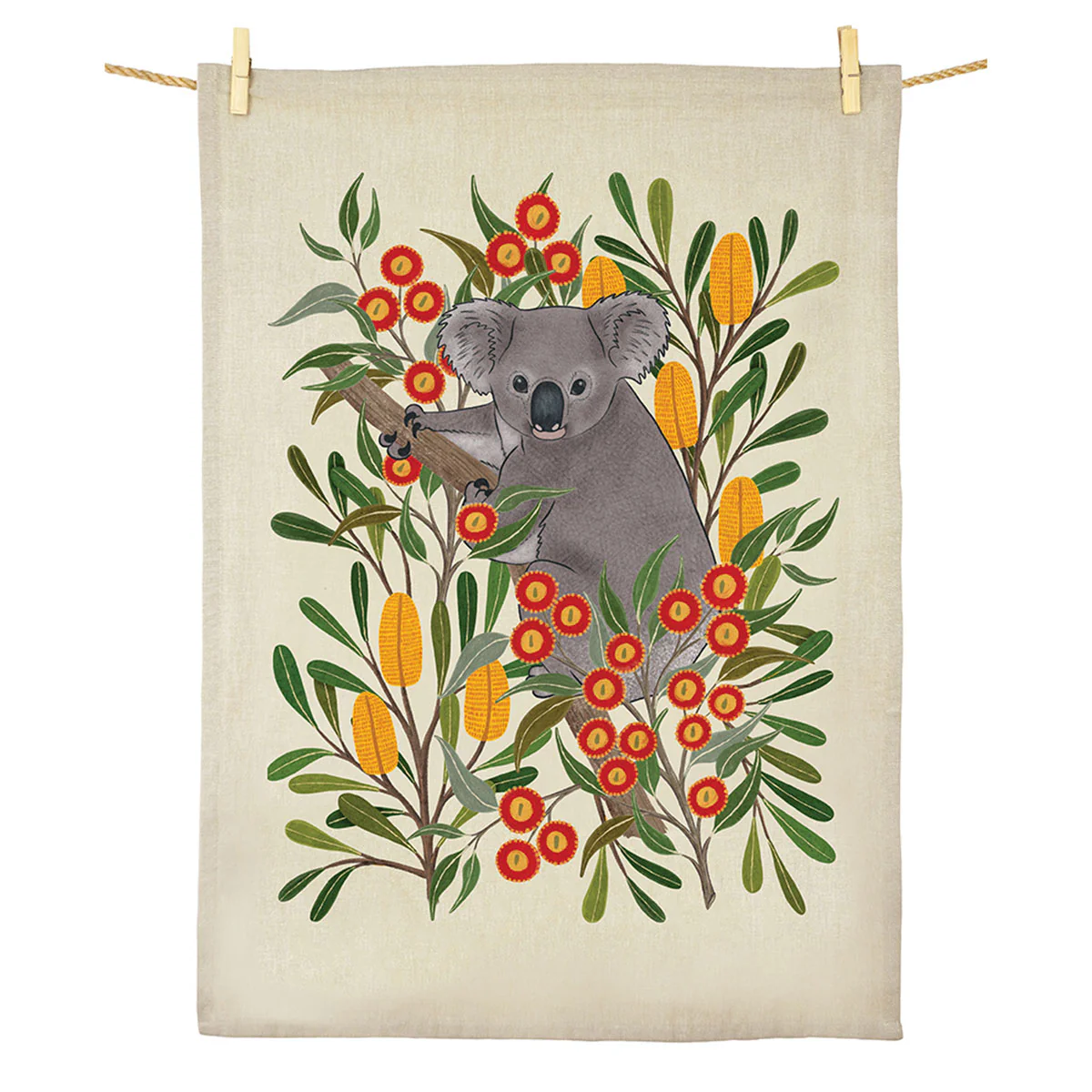 Tea Towel Koala Country - Earth Greetings